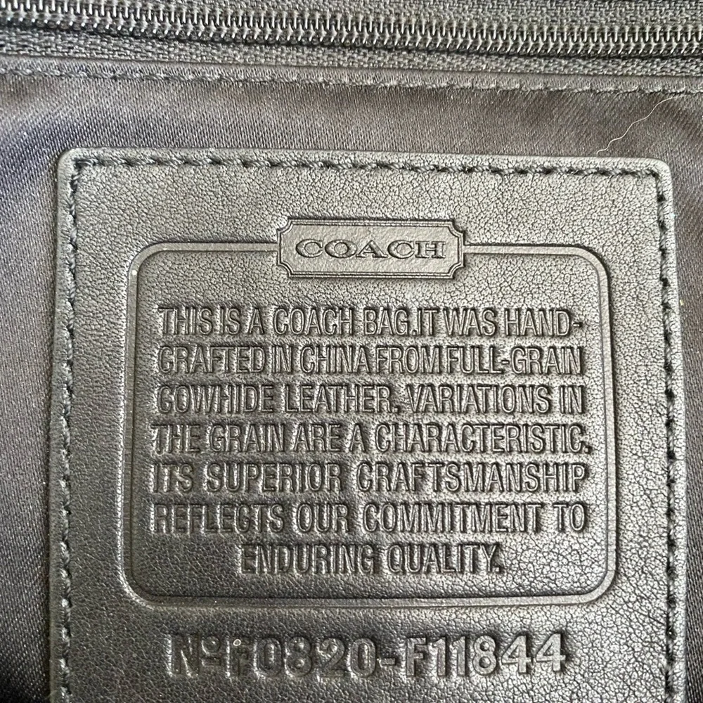 Coach Soho Black Leather Bag F0820-F11844 - Picture 5 of 13